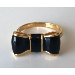 Kate Spade- Black Bow Ring